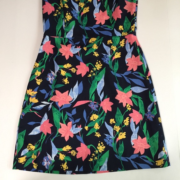 🆕 J. Crew Factory Floral Square-Neck Dress - Picture 6 of 9